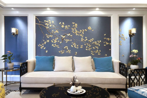 ?？诰┙瓘V場復式280平新美式混搭新中式