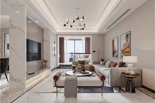 潮州市濱江雅居現(xiàn)代簡約風(fēng)格三居室裝修案例