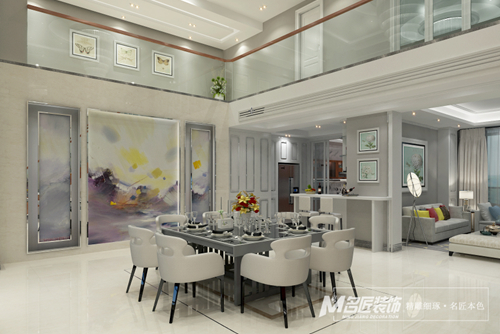 珠海市佳兆業(yè)&middot;金域都薈現(xiàn)代簡(jiǎn)約風(fēng)格復(fù)式裝修案例